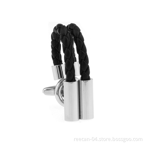 Black Knitting China Cheap Cufflinks